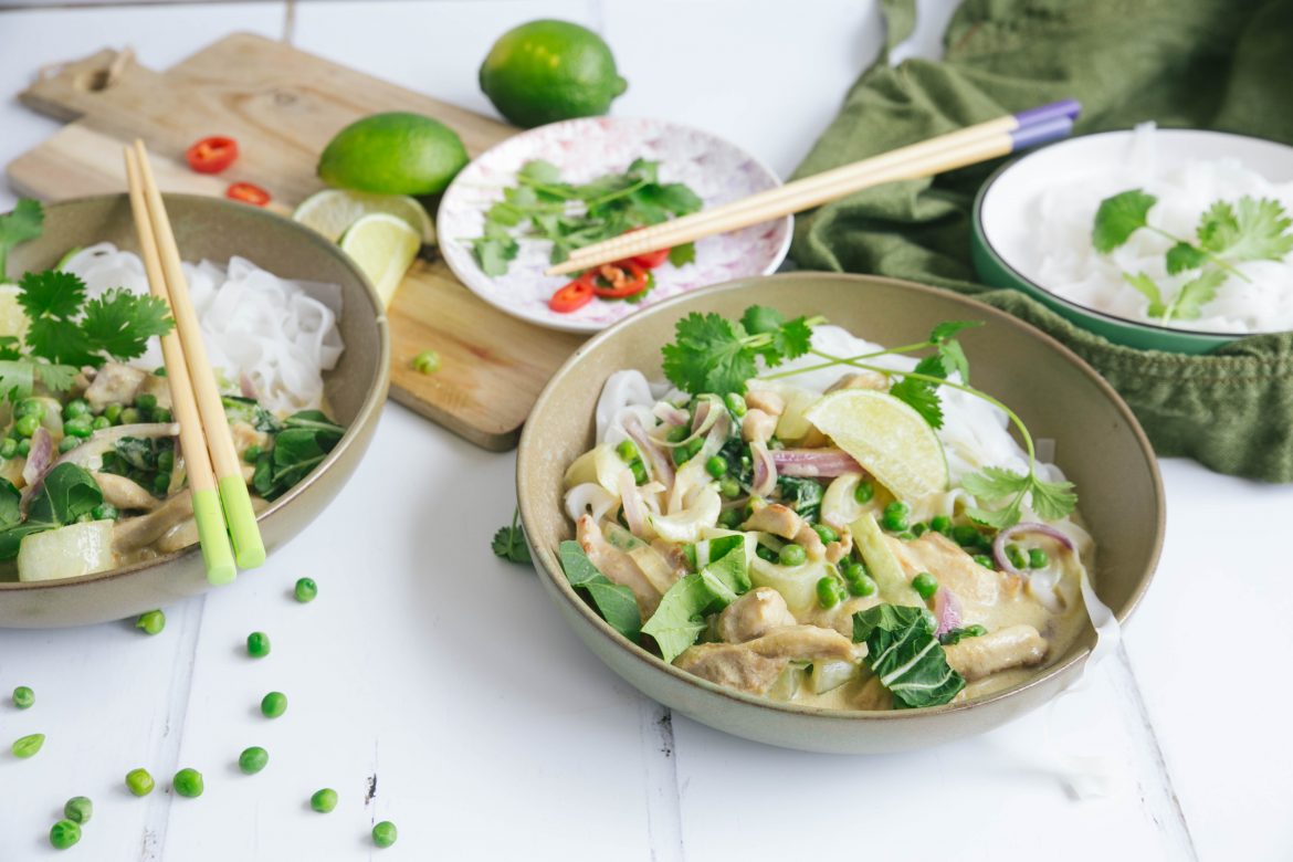 Grünes Thai-Curry mit Hähnchen und Pak Choi - Fairtrade Original